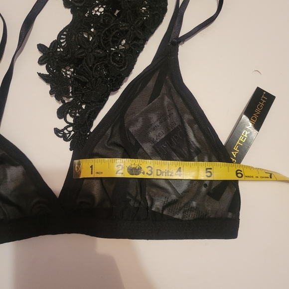 Dark Romantic Goth Victorian Hanky Panky Roxie Bralette sz Medium NWT Witchycore - Picture 7 of 8